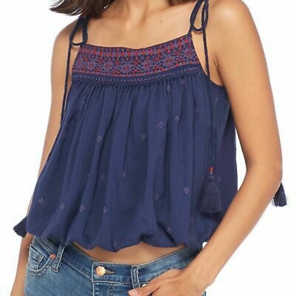Free People Tops - NWT Free People Eternal Love Embroidered Top M